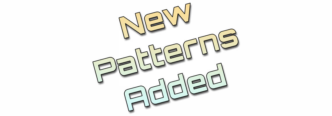 New Patterns added 17th February 2021