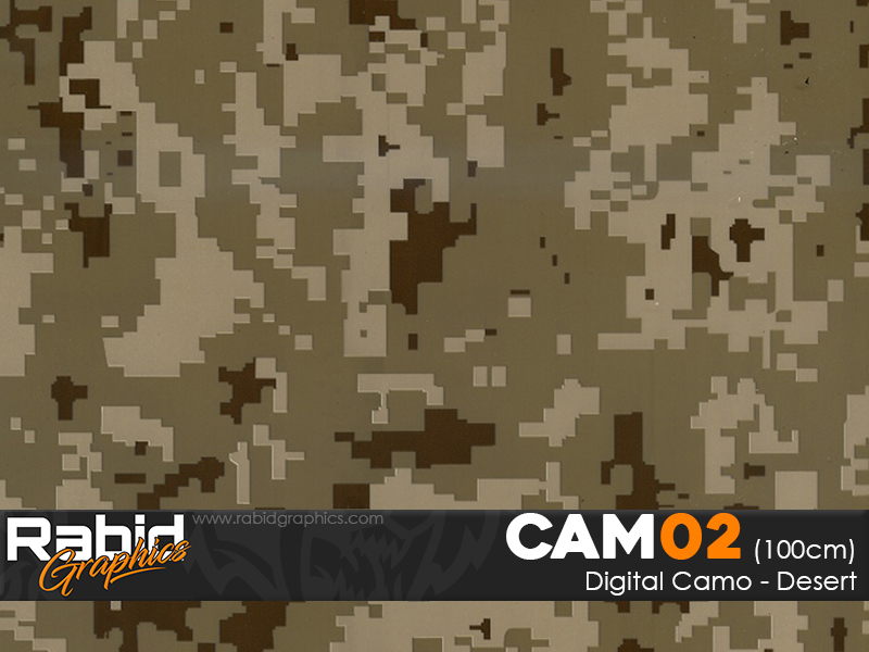 Digital Camo - Desert (100cm)