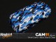 Small Camo - Black, Blue & White (50cm)