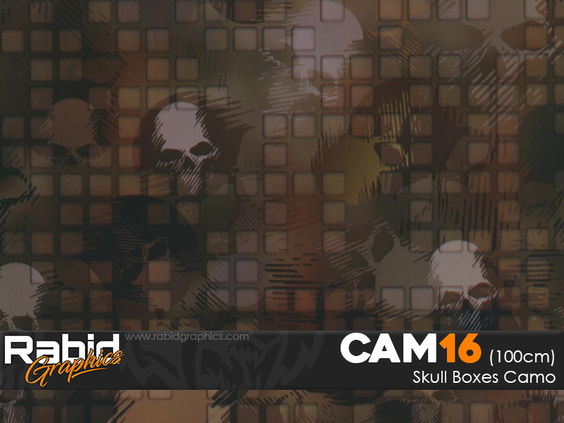 Skull Boxes Camo (100cm)