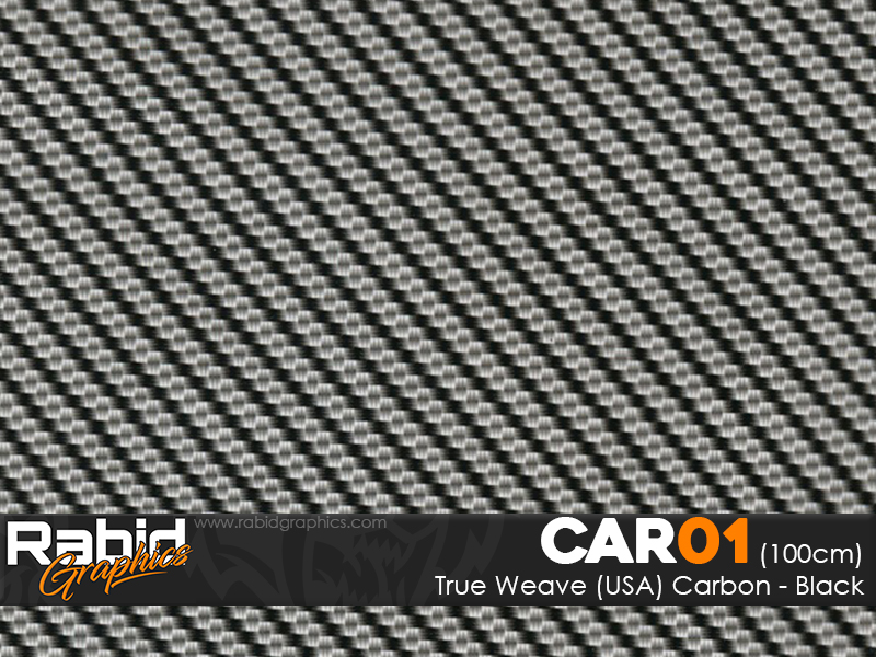 True Weave (USA) Carbon - Black (100cm)