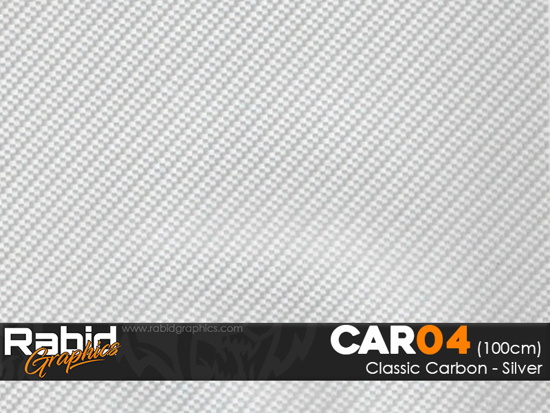 Classic Carbon - Silver (100cm)