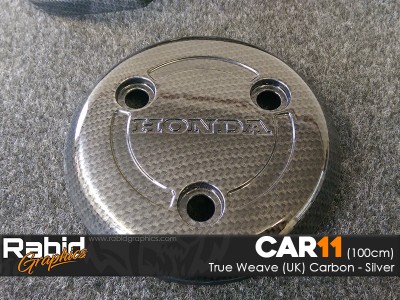 True Weave (UK) Carbon - Silver (100cm)