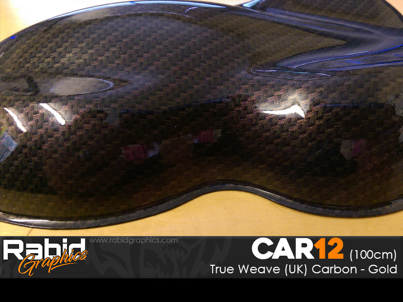 True Weave (UK) Carbon - Gold (100cm)