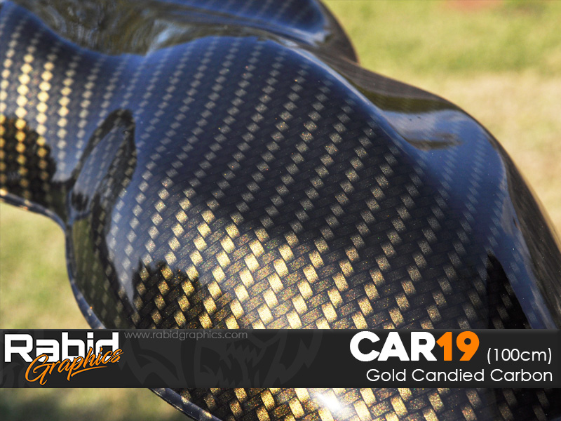 Gold Candied Carbon (100cm)