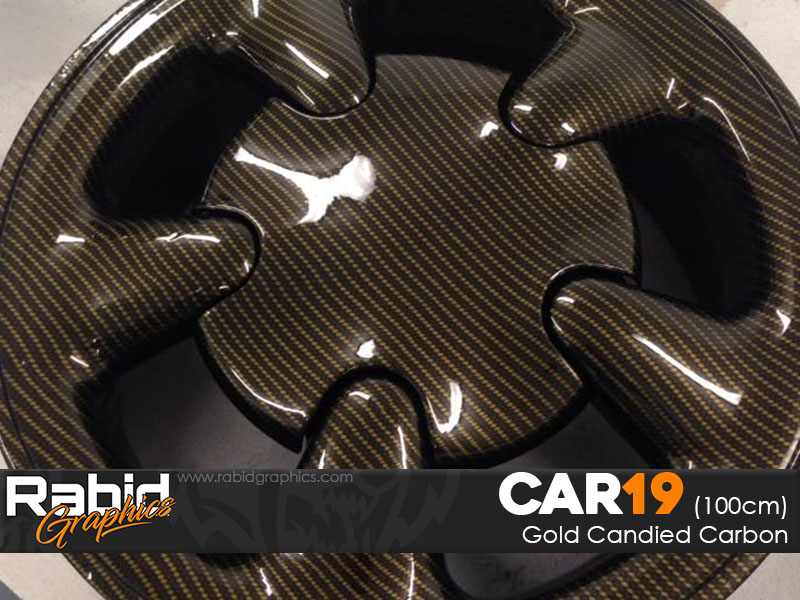 Gold Candied Carbon (100cm)