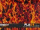 True Fire - Black & Orange (100cm)