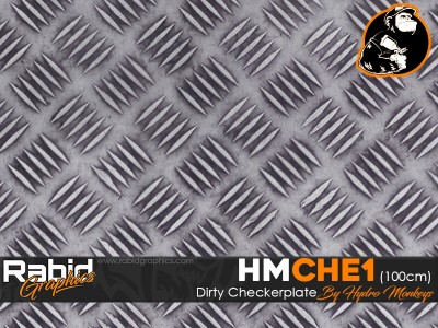 Dirty Checkerplate (100cm)