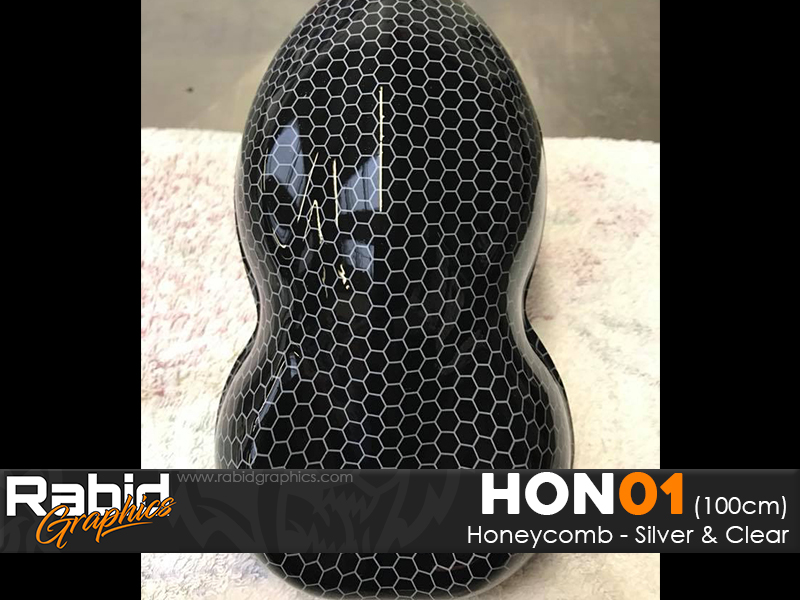 Honeycomb - Silver & Clear (90cm)