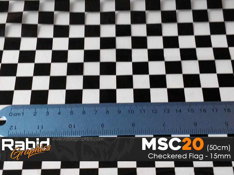 Checkered Flag - 15mm (50cm)