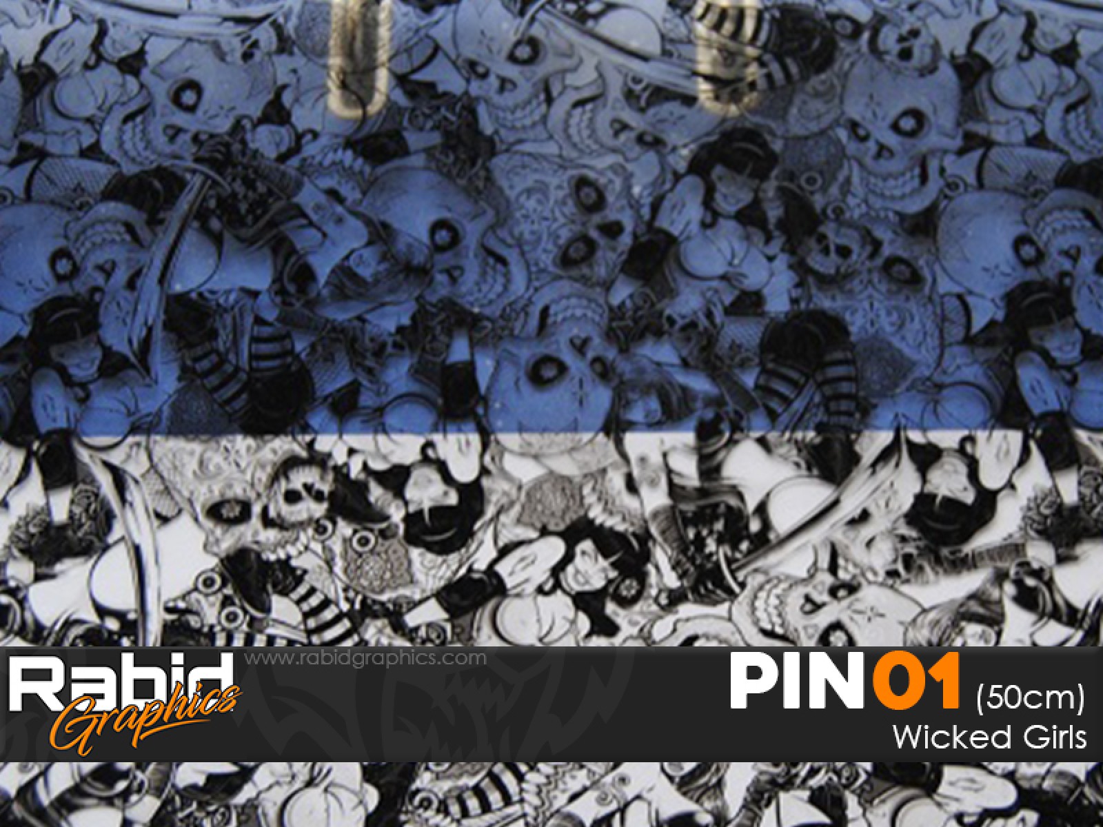 Wicked Girls Hydrographics Film (50cm) Rabid Graphics Ltd