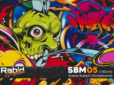 Rabid Rabbit Stickerbomb (100cm)