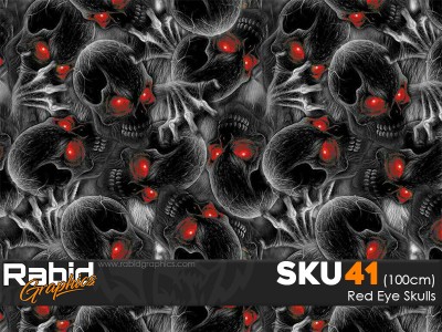 Red Eye Skulls (100cm)