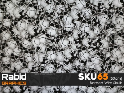 Barbed Wire Skulls (50cm)