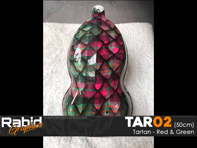 Tartan - Red and Green (50cm)