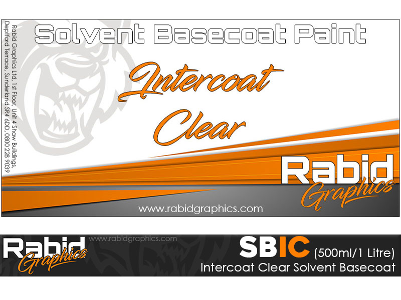 Intercoat Clear Solvent Basecoat (500ml/1 Litre)