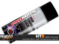 Promatic High Temperature Aerosol - Black (400ml)