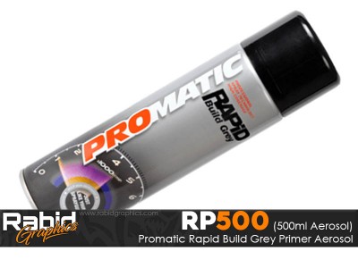 ProMATIC Aerosol Rapid Build Grey Primer (500ml)